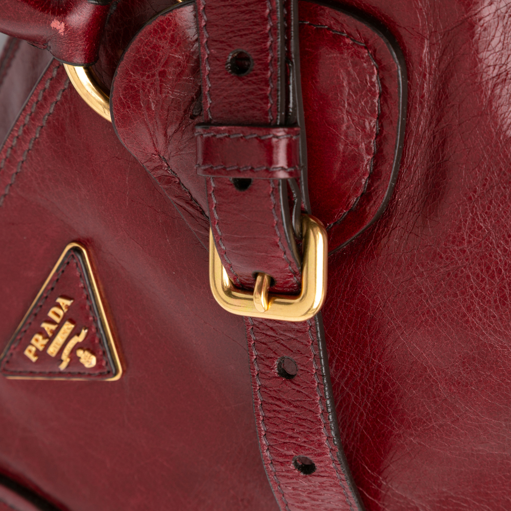 Pre-Loved Prada Vitello Shine Satchel - Picture 8 of 11